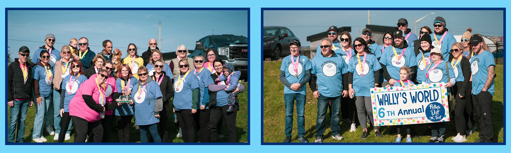Polka Dot 5K Trot photos of Team Groups, Wallys World 6th An