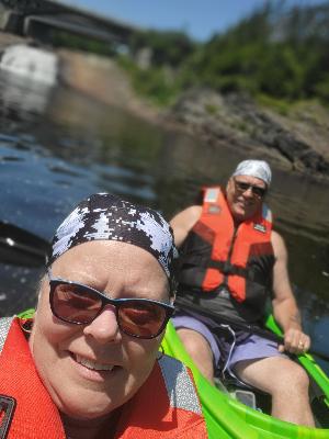 Kayaking with my favorite person